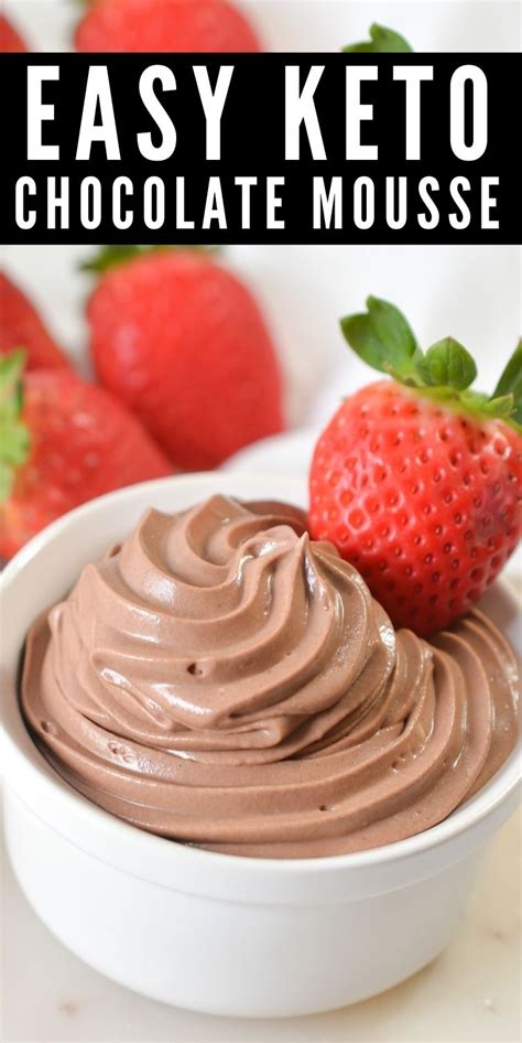 Easy Keto Chocolate Mousse Artofit