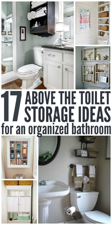 17 Brilliant Over The Toilet Storage Ideas Satopics