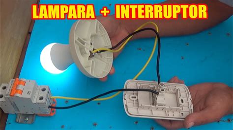 Instalación PASO A PASO de un foco con interruptor simple YouTube