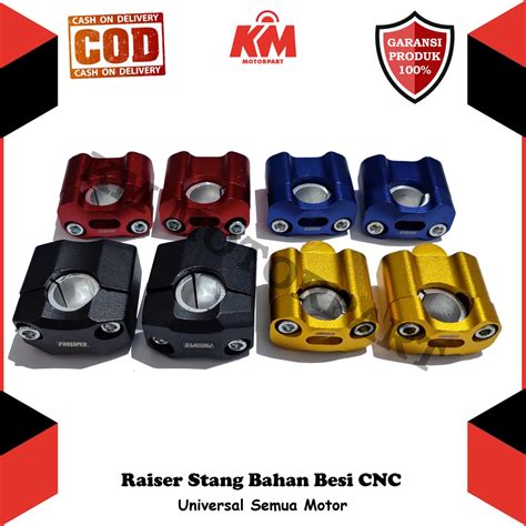 Jual Raiser Stang Peninggi Stang Full Cnc Variasi Kleman Untuk Motor