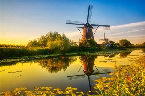 Wycieczka Do Kinderdijk I Holenderskie Wiatraki Przewodnik Beneluks