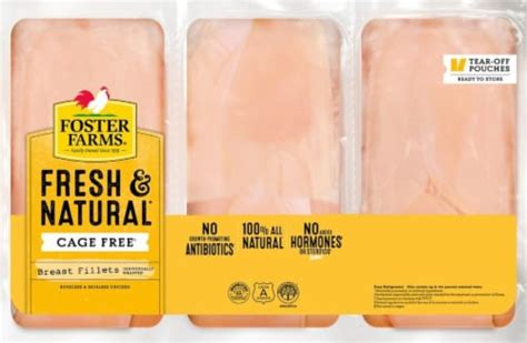 Foster Farms All Natural Boneless Skinless Fresh Chicken Breast 1 Lb Qfc