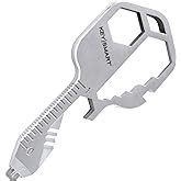 Geekey Multi Tool Original Key Shaped Pocket Tool Stainless Steel