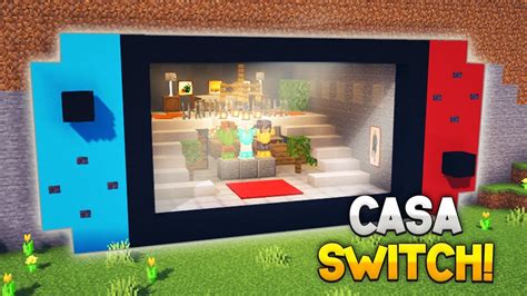 Minecraft Como Hacer Una Casa Base De Nintendo Switch Super Pica Y