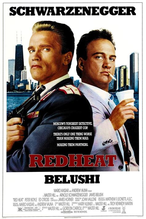 Red Heat Starring James Belushi Movie Posters Pinterest Red