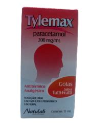 Paracetamol Mg Ml Gotas X Ml Tylemax Tutti Frutti Natulab