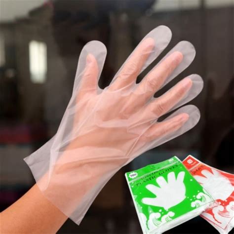 Disposable Gloves One Off Plastic Gloves Shopee Malaysia