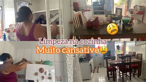 Limpeza Na Cozinha Muita Sujeira Fiquei Muito Cansada YouTube