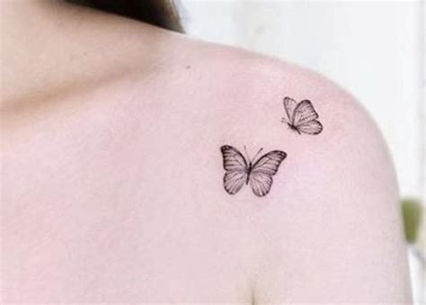 Tatuagem De Borboleta Pequena No Ombro - Tatuagens de borboleta | Tatuagem de borboleta no ombro, Tatuagem ...