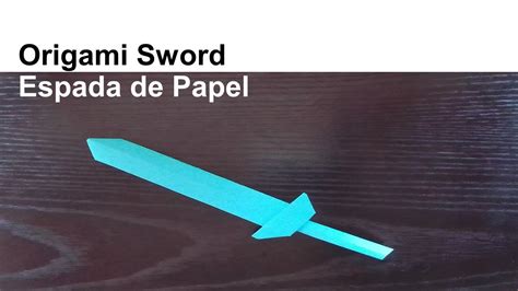 How to Make an Origami Paper Sword for World Fencing Day Cómo hacer