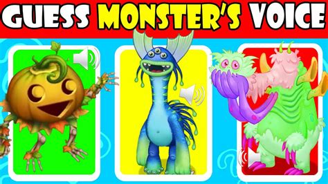 Guess The Monsters Voice My Singing Monsters Rare Gheegur Baby