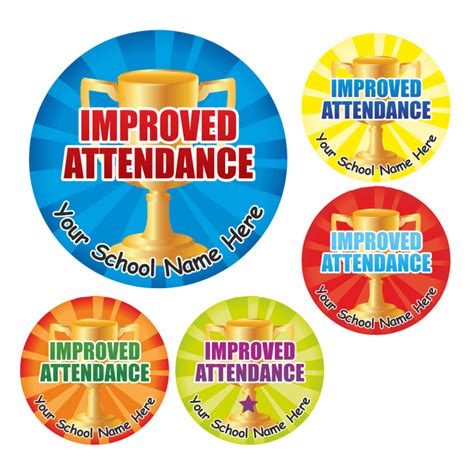 Improved Attendance Stickers