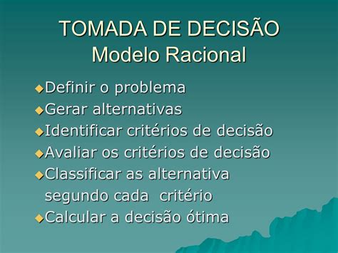 Total 115 imagem modelo racional de tomada de decisão br