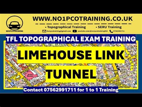 LIMEHOUSE LINK TUNNEL TFL TOPOGRAPHICAL SKILLS TRAINING 2024 PCO