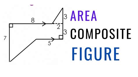 Area Of Composite Figures With Triangle Shapes Youtube