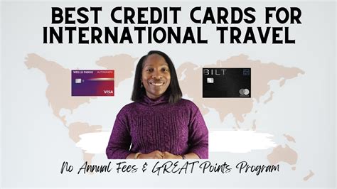 Best Credit Cards For International Travel With No Annual Fees No