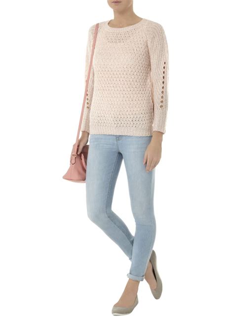 Nude Bobble Stitch Jumper Bobble Stitch Jumper Bobble