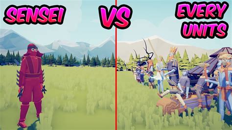 Sensei Vs Every Unİts ⚔️ 😱😱 Tabs Totally Accurate Battle Simulator