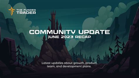 June Community Update The Funded Trader Youtube