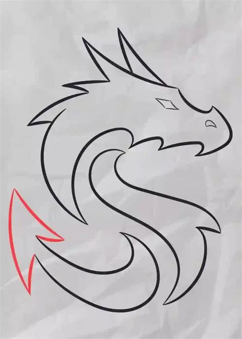 How To Draw A Simple Dragon Online Dakora Co