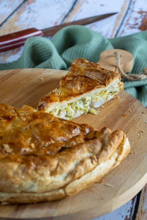 Tourte Poireaux Poulet Et Comté Quand Nad Cuisine