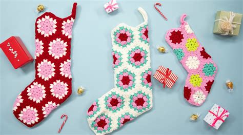 Crochet An Heirloom Granny Hexagon Stocking By Twinkie Chan Creativebug