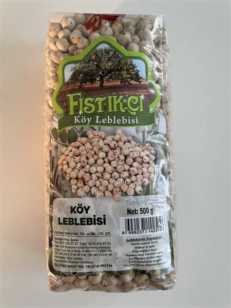 Fistikci Naturel Geroosterde Kikkererwten 500 gr Köy Leblebisi bol