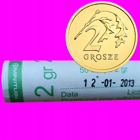 Gr Groszy Royal Mint Mennicze Rolka Bankowa