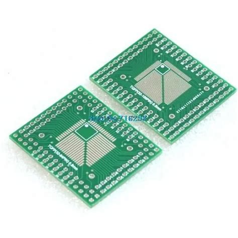 Pcs Fqfp Tqfp Lqfp To Dip Transfer Board Dip Pin Board