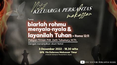 Natal Keluarga Perkantas Makassar Desember Youtube