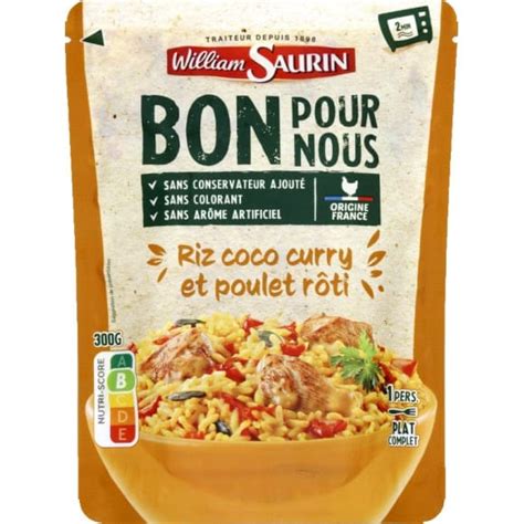 William Saurin William Saurin Doypack Bons Pour Nous Riz Et Poulet