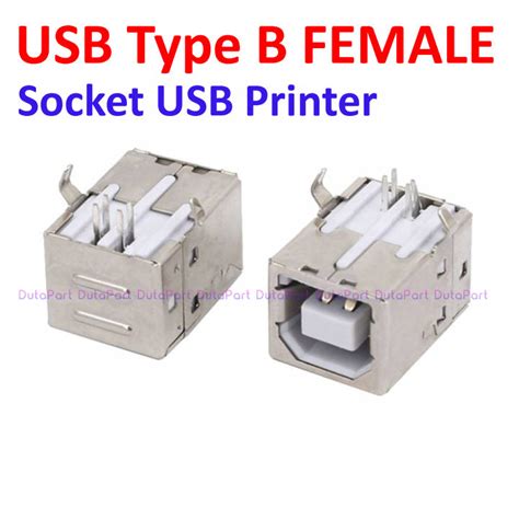 20 Pcs Usb Type B Female 4 Pin Connector Socket Usb Port Printer Usb Kotak Lazada Indonesia