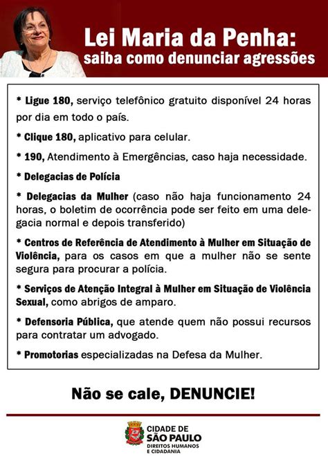 Lei Maria Da Penha Faz 13 Anos Subprefeitura Cidade Tiradentes