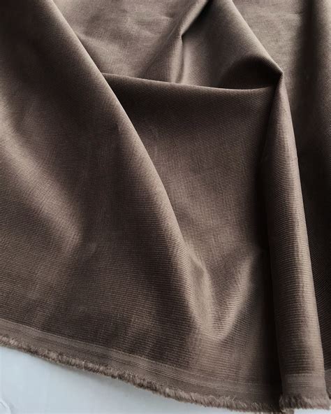 Brown Corduroy Velvet Fabric - Etsy