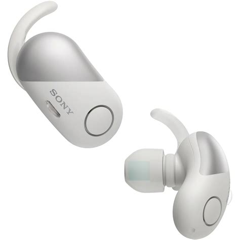 Sony Wf Sp700n Wireless In Ear Headphones White Wfsp700nw Bandh