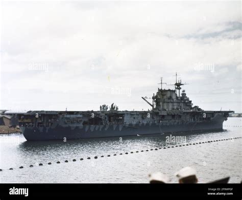 USS Hornet (CV-8) at Hampton Roads, Virginia Stock Photo - Alamy