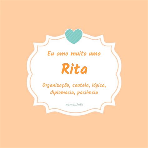 Significado Do Nome Rita