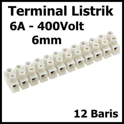 Jual Terminal Listrik Krustin Block 6mm 6A 400V Shopee Indonesia