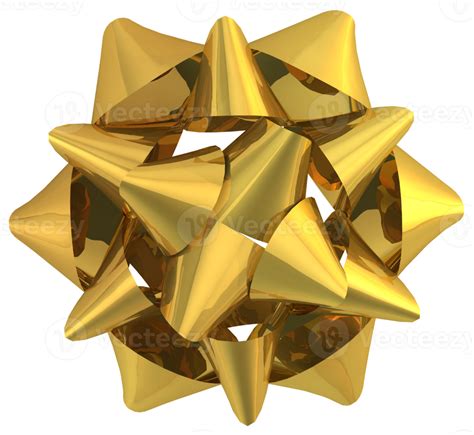 Gold T Bow Png