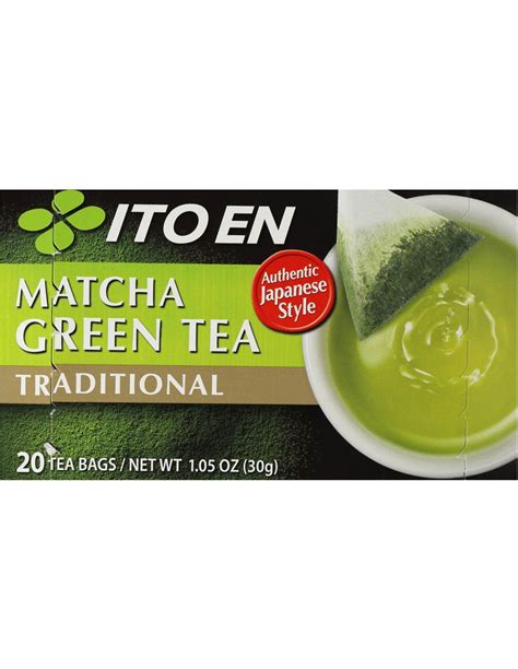 Ito En Matcha Green Tea Traditional 20 Pack Ally S Basket Direc