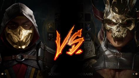 Mortal Kombat 11 Scorpion Vs Shao Kahn Very Hard Youtube