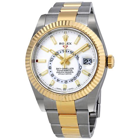 Rolex Oyster Perpetual Sky-Dweller Automatic Men's Two-tone Watch ...