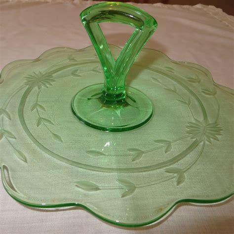 Glass Serving Tray Etsy