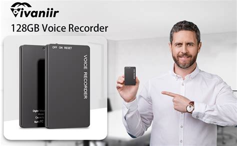 Amazon Gb Digital Voice Recorder Vivaniir Hours Long