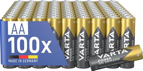 Varta Power On Demand Aa Mignon Batterien Er Pack Vorratspack In