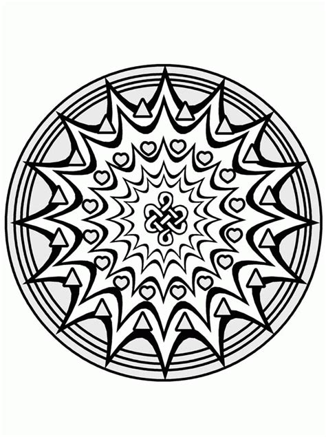 Love Mandala Coloring Pages - Coloring Home