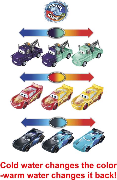 Snapklik Mattel Disney And Pixar Cars Toys Color Changers 3 Pack