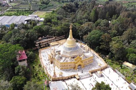 Wisata Berastagi Sumatera Utara Ada Pagoda Tertinggi Di Indonesia