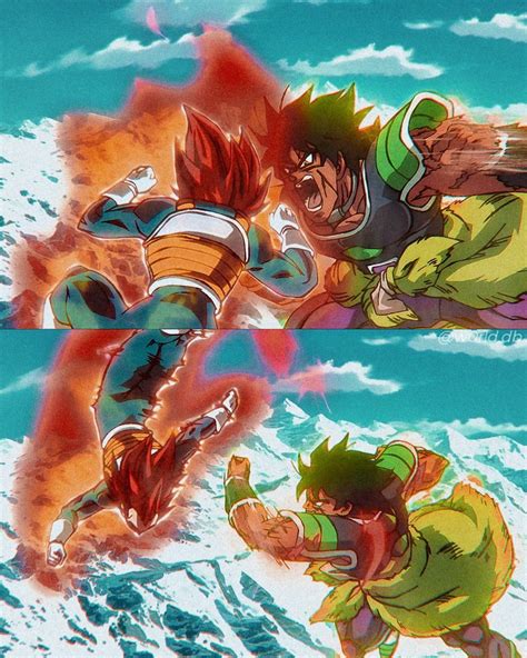 Goku And Vegeta Ssjgod Vs Broly By Alejandrodbs On Deviantart Dragon