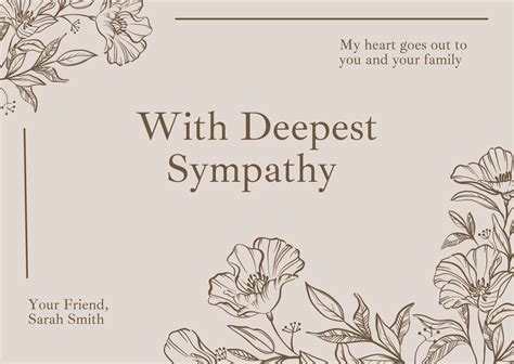 Free Printable Sympathy Card Templates To Customize Canva, 58% OFF